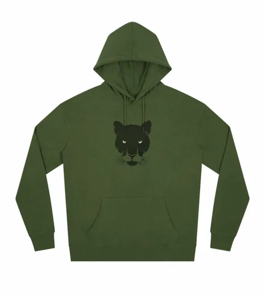 Hoodie mit Panther-Motiv